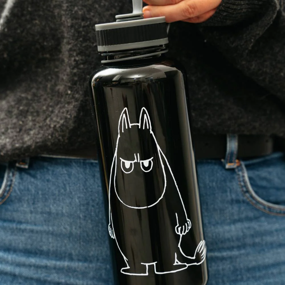 Moomintroll Angry Bottle 1l Black - Image 7