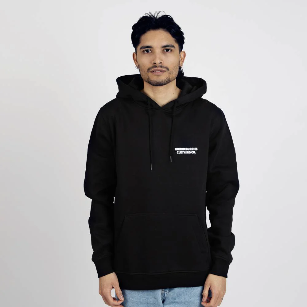 Moomintroll Angry Hoodie Unisex Black - Image 4