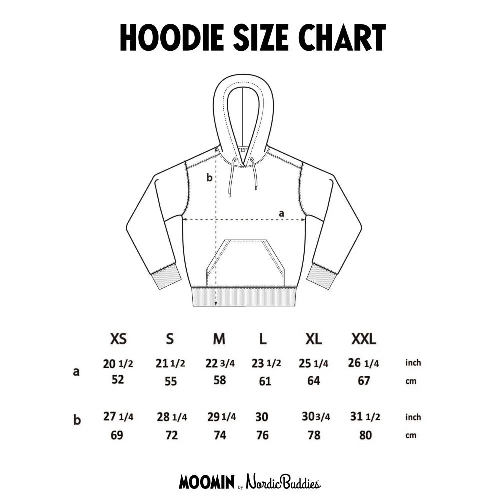 Moomintroll Angry Hoodie Unisex Black - Image 5