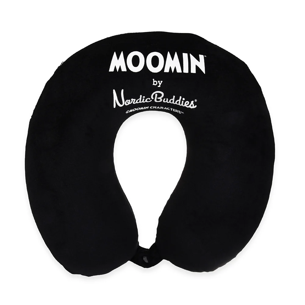 Moomintroll Angry Neckpillow Black - Image 2