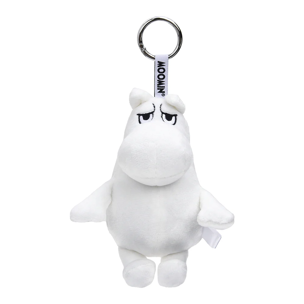 Moomintroll Angry Plushie Key Ring White - Image 2