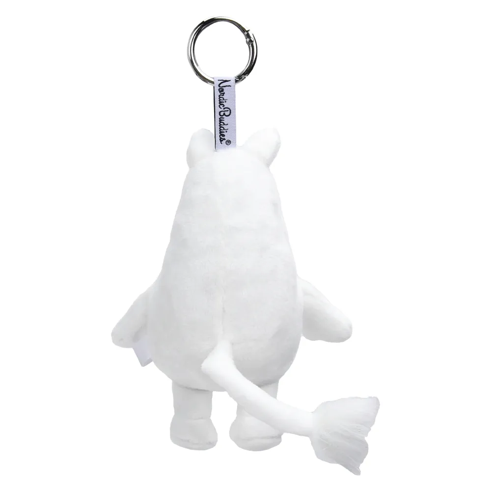 Moomintroll Angry Plushie Key Ring White - Image 3