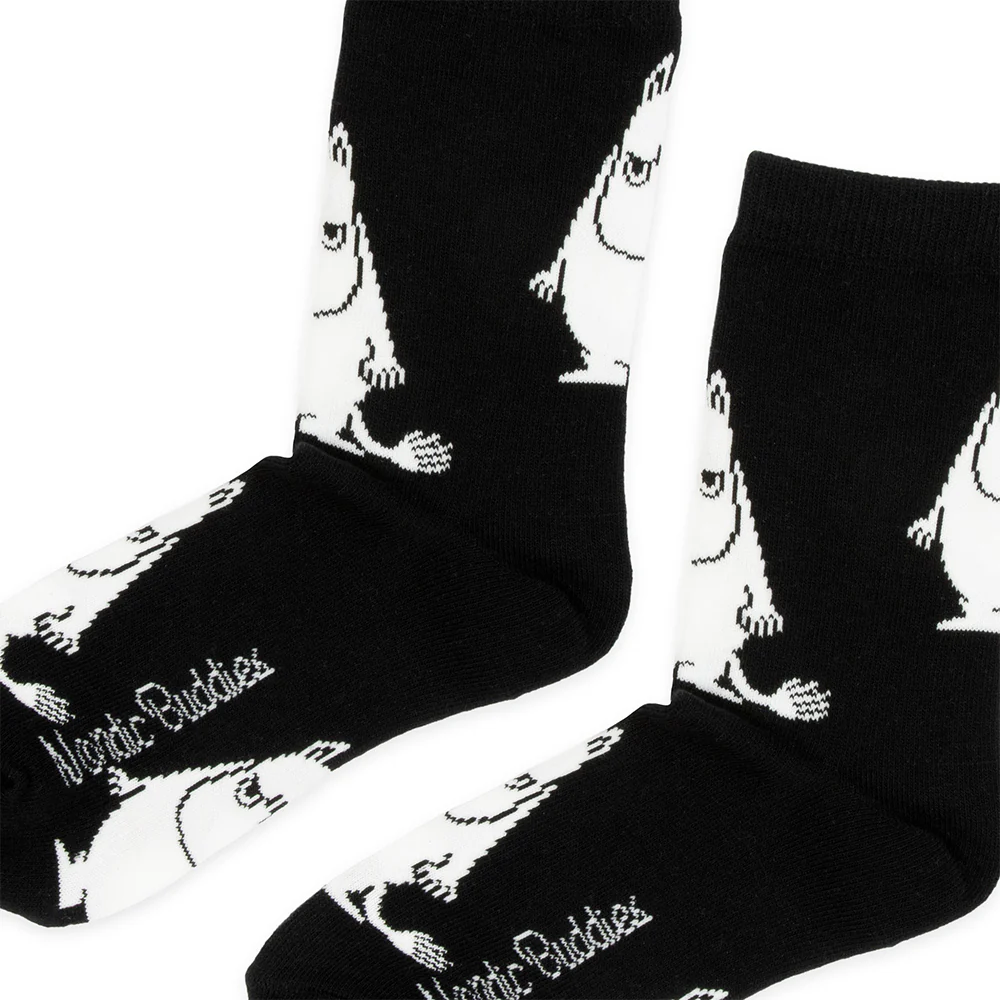 Moomintroll Angry Socks 36-42 Black - Image 2