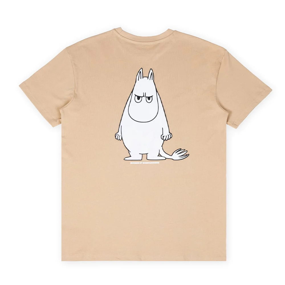Moomintroll Angry T-shirt Beige - Image 3