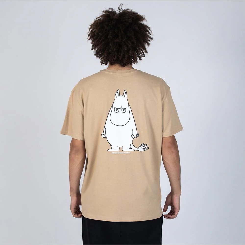 Moomintroll Angry T-shirt Beige - Image 5