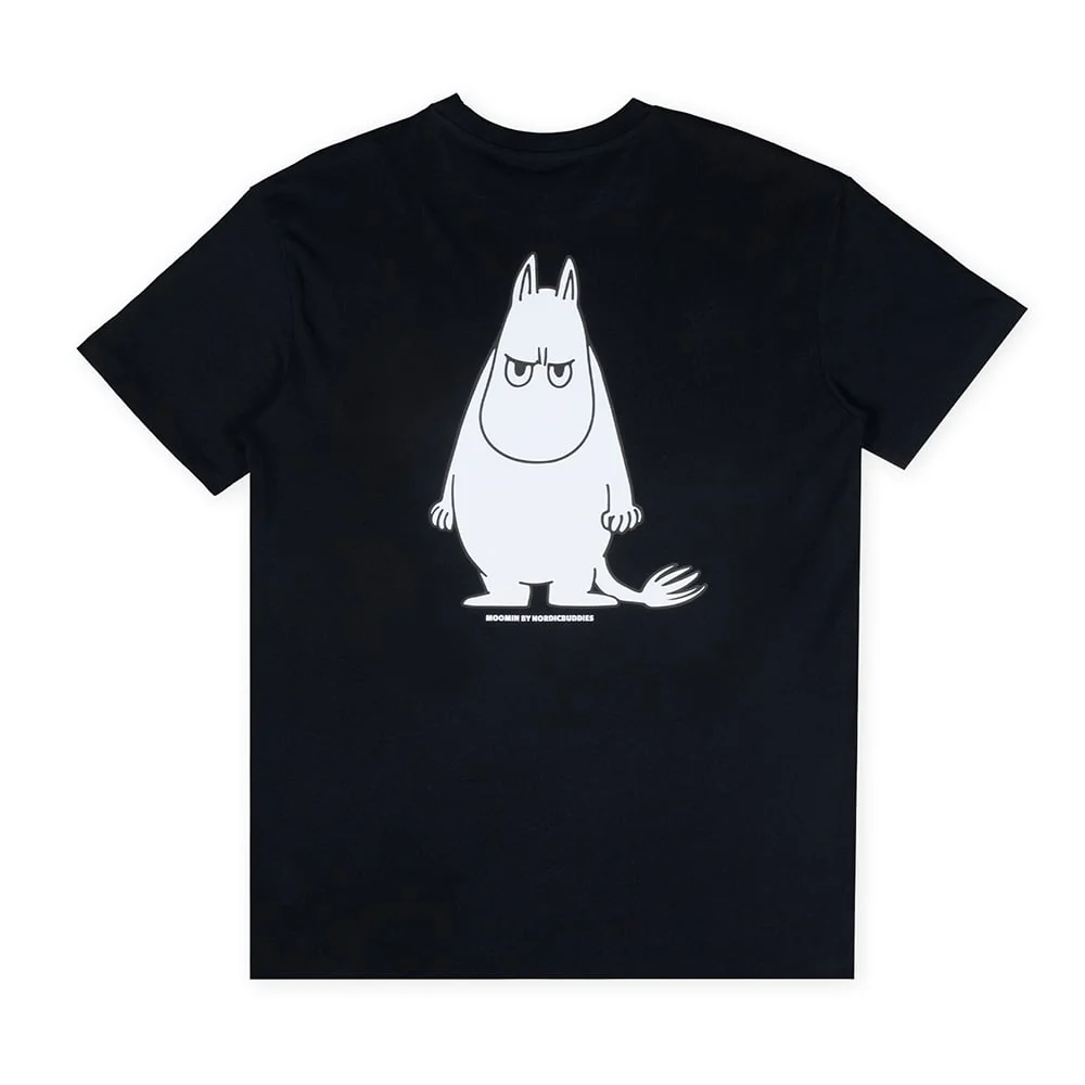 Moomintroll Angry T-shirt Black - Image 3