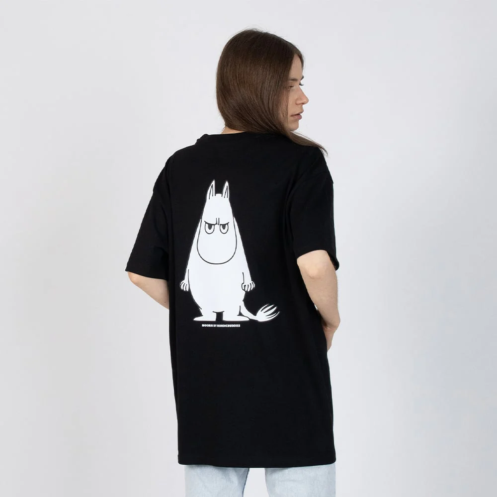 Moomintroll Angry T-shirt Black - Image 6