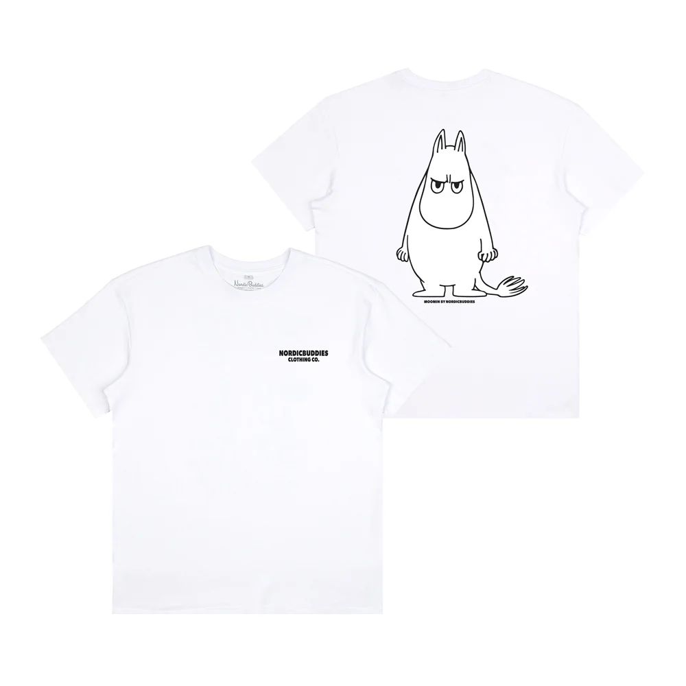 Moomintroll Angry T-shirt White - Image 2