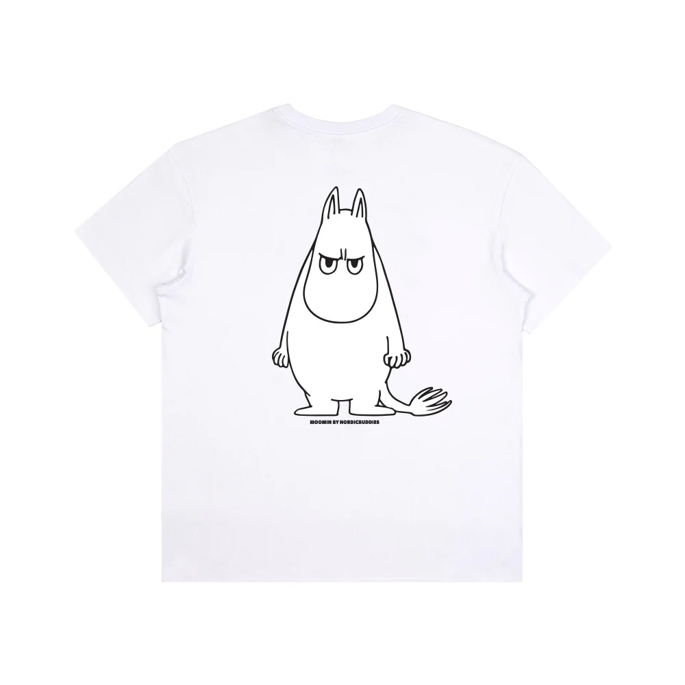 Moomintroll Angry T-shirt White - Image 3