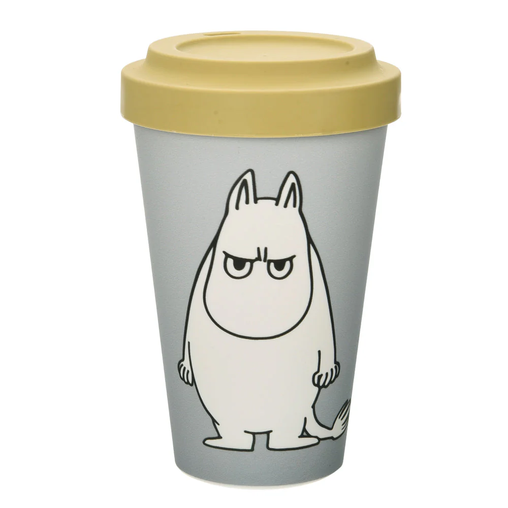 Moomintroll Angry Take-Away Mug Grey - Image 3