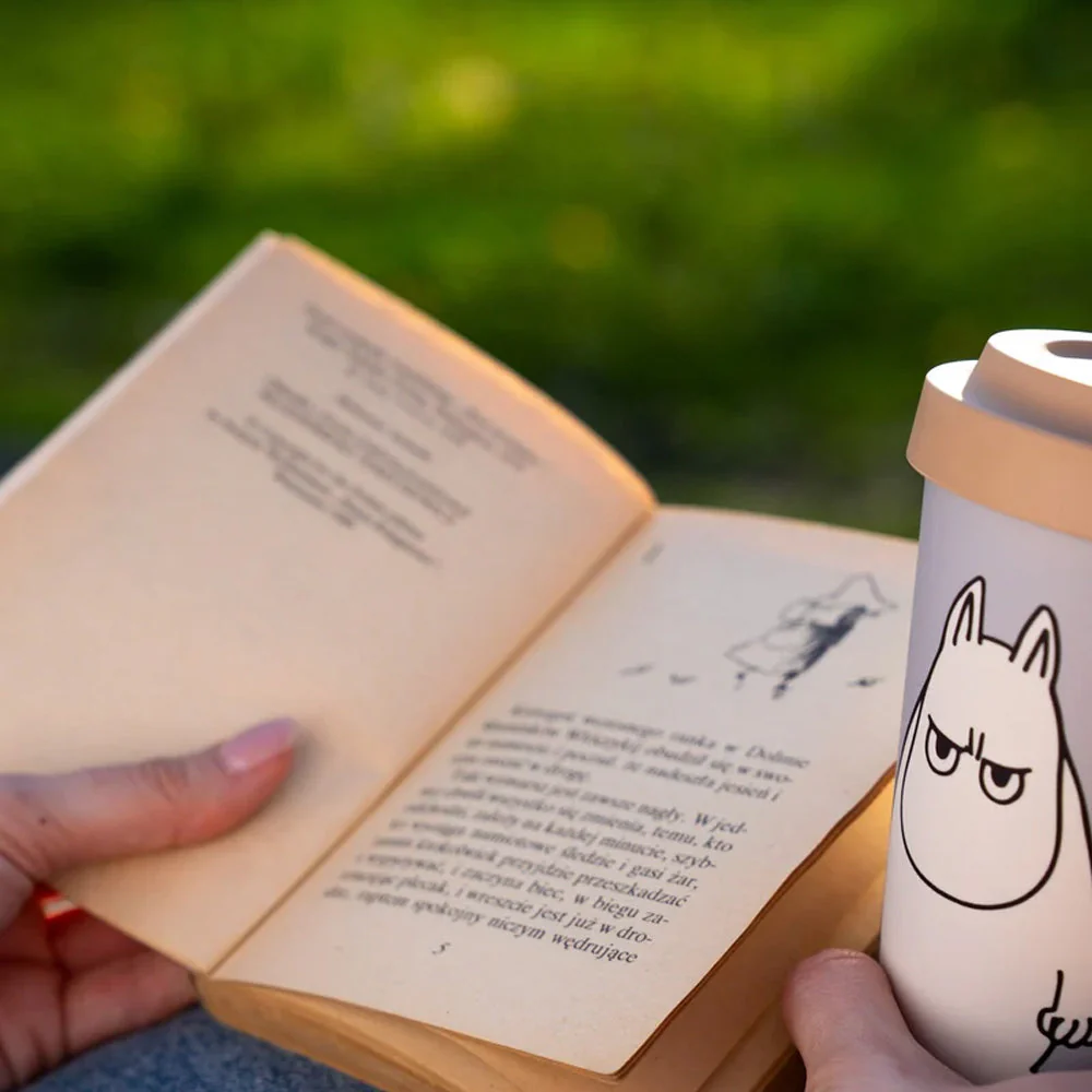 Moomintroll Angry Take-Away Mug Grey - Image 5