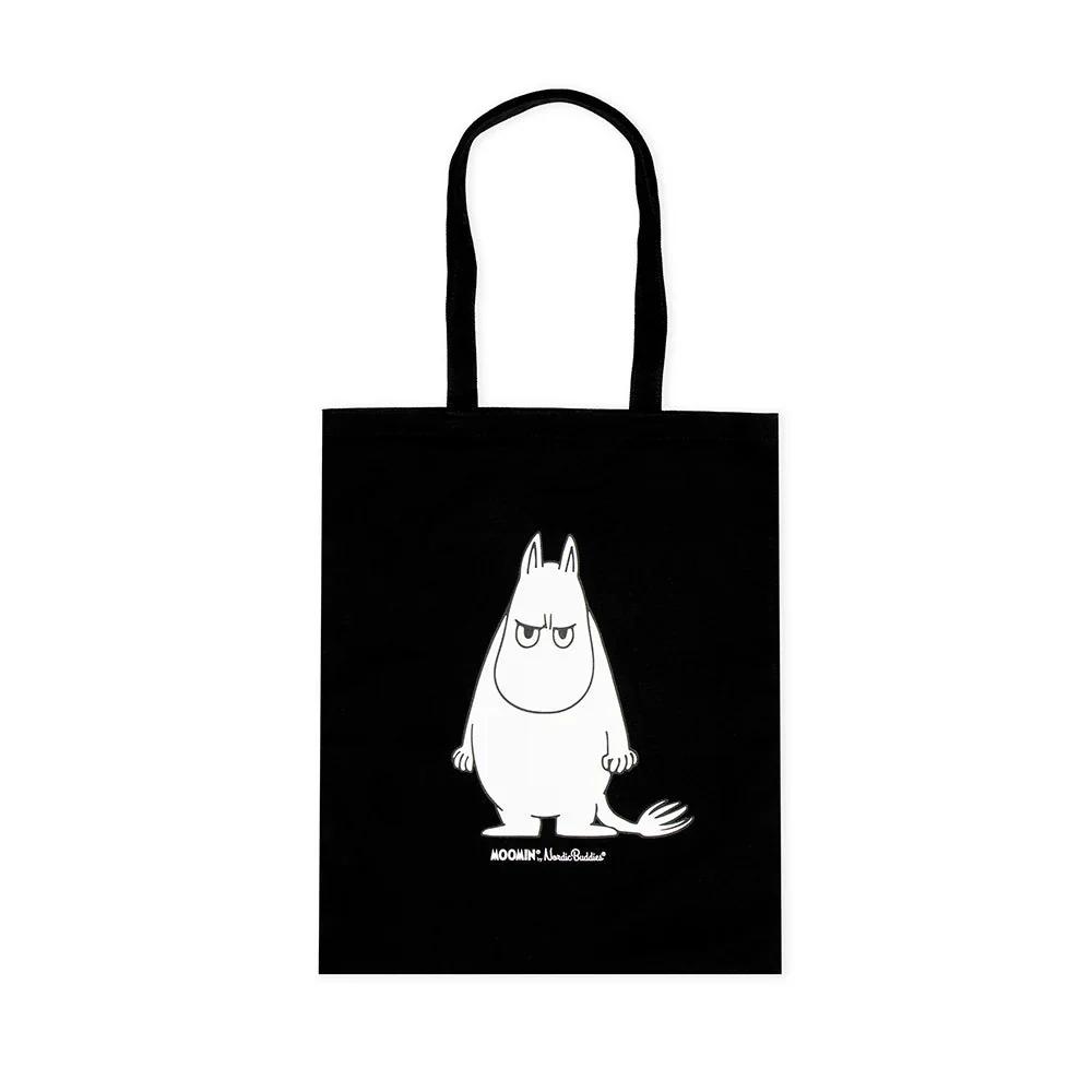 Moomintroll Angry Tote Bag Black