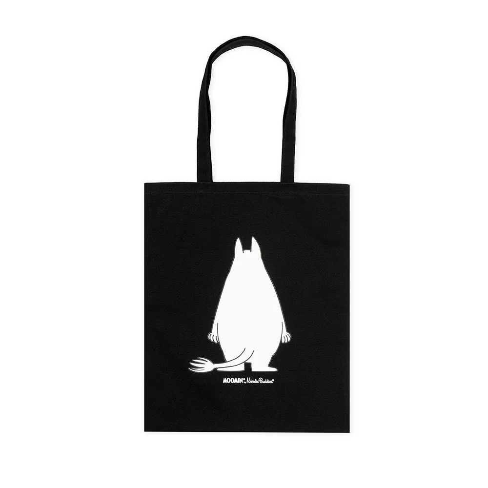 Moomintroll Angry Tote Bag Black - Image 2