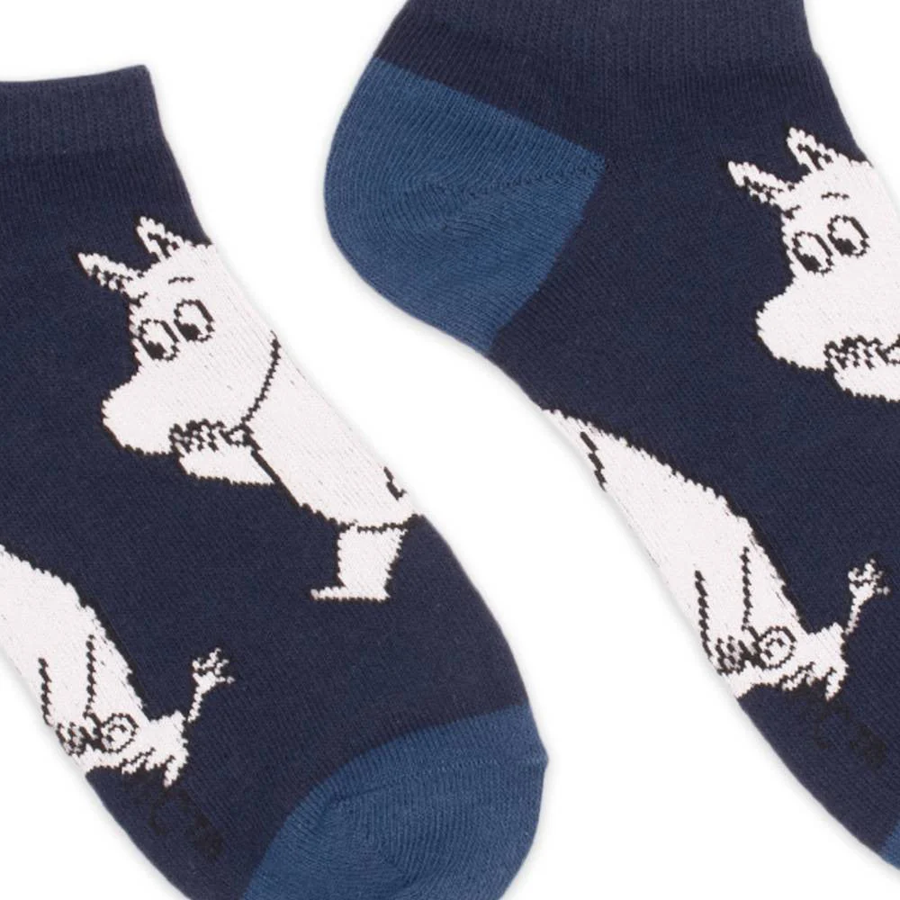 Moomintroll Ankle Socks Blue 40-45 - Image 2