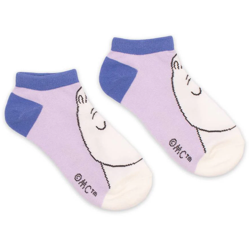 Moomintroll Ankle Socks Lilac 36-42 - Image 2