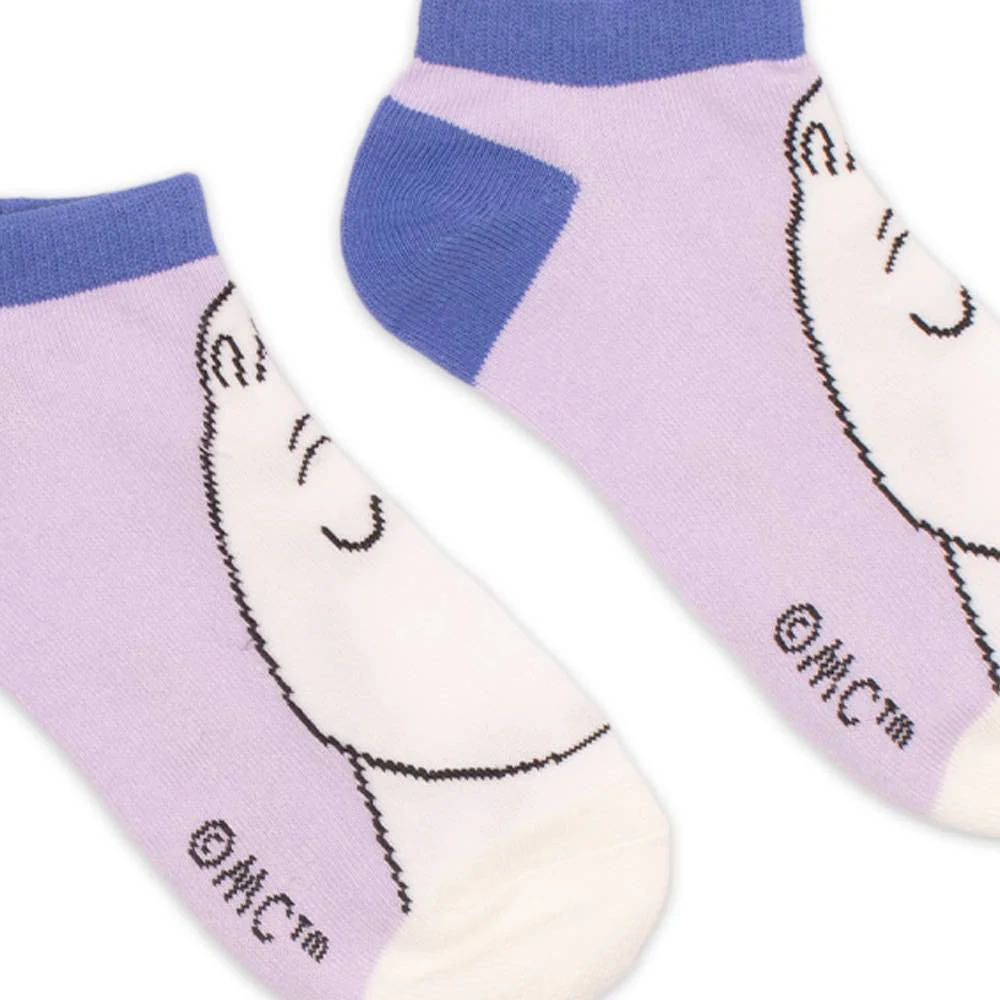 Moomintroll Ankle Socks Lilac 36-42 - Image 3