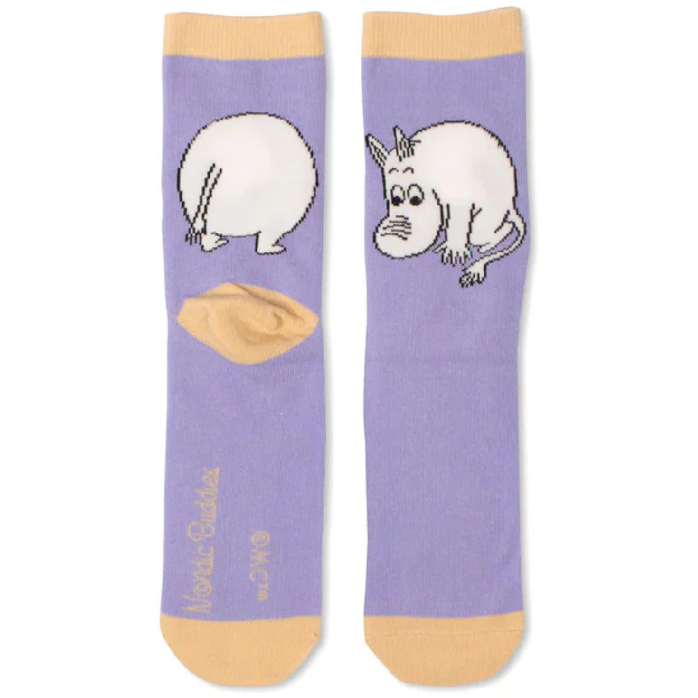 Moomintroll Butt Socks 36-42 Lilac - Image 2