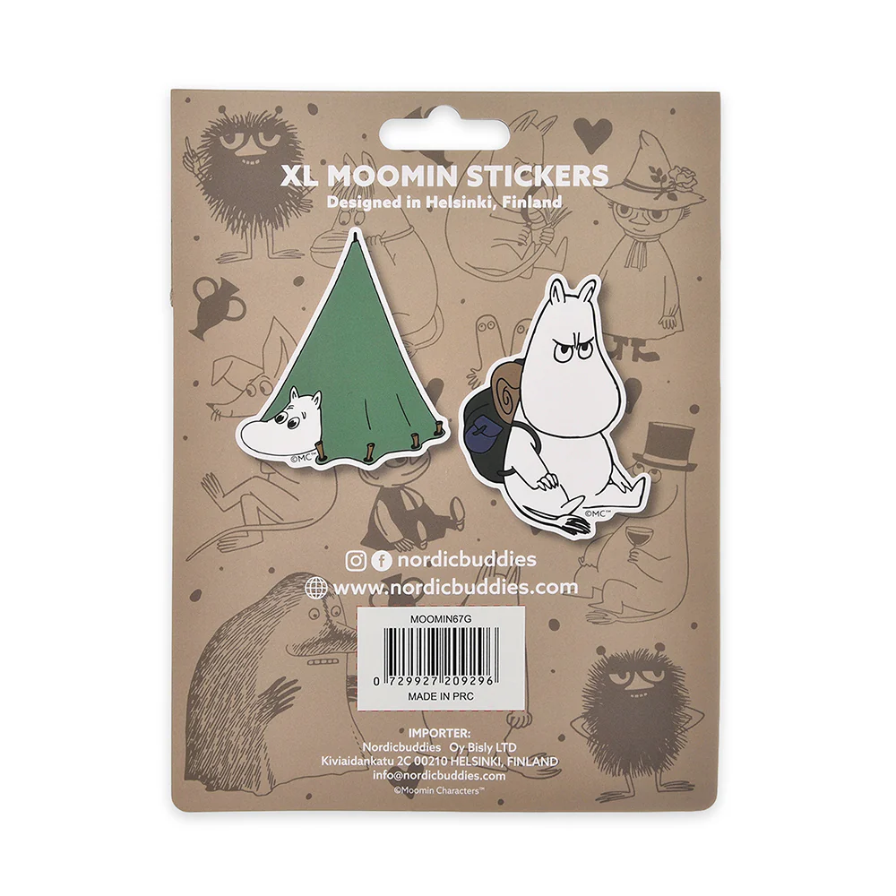 Moomintroll Camping XL Stickers 2-set - Image 2