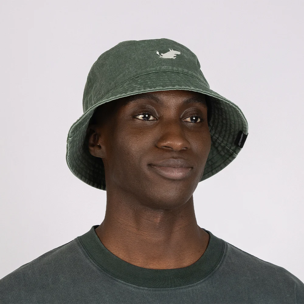 Moomintroll Classic Bucket Hat Denim Green