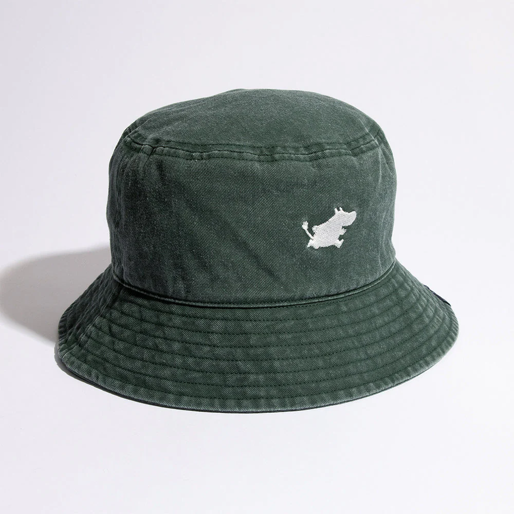 Moomintroll Classic Bucket Hat Denim Green - Image 2