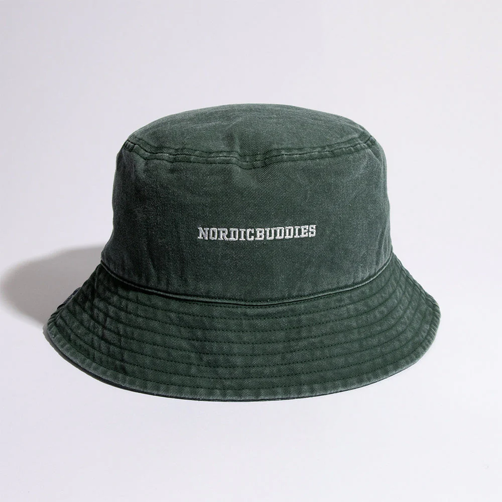 Moomintroll Classic Bucket Hat Denim Green - Image 3