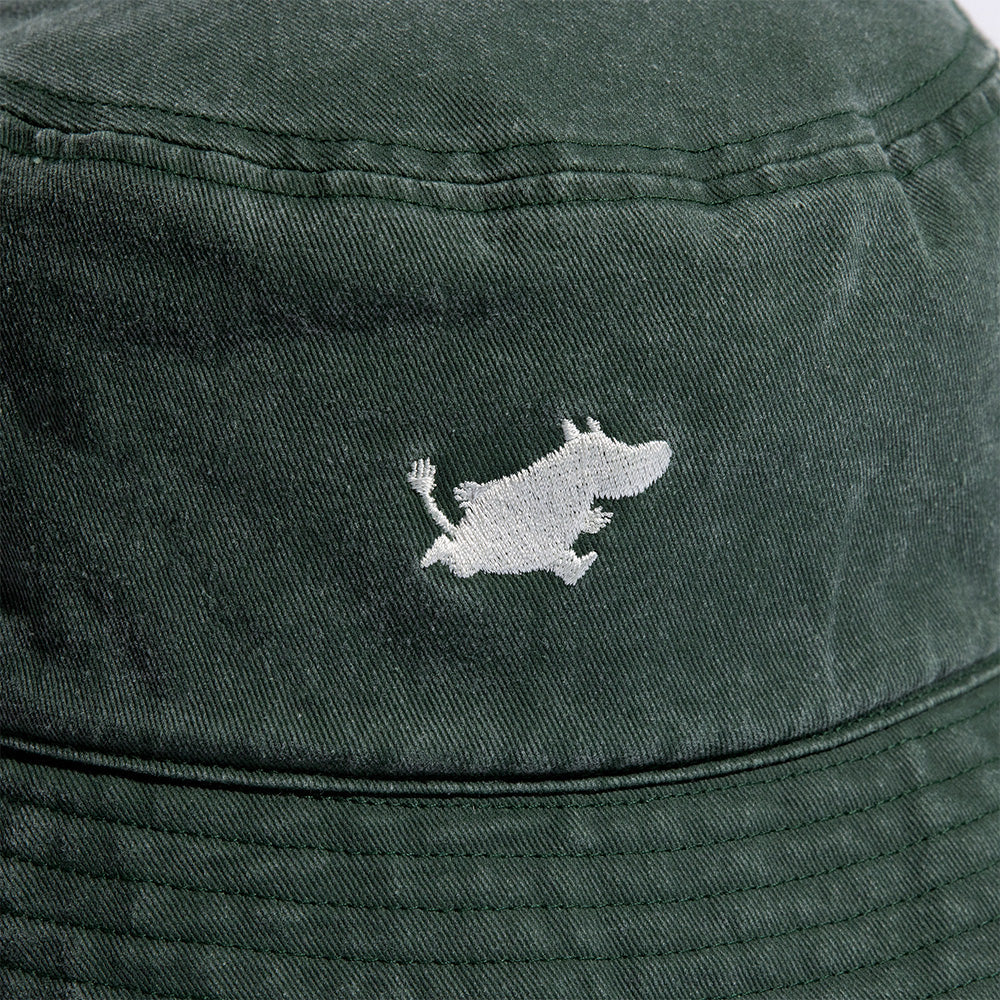 Moomintroll Classic Bucket Hat Denim Green - Image 4