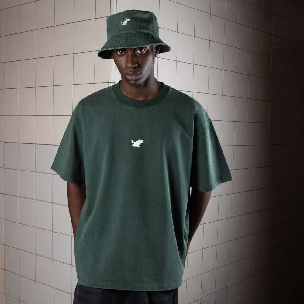 Moomintroll Classic Bucket Hat Denim Green - Image 6