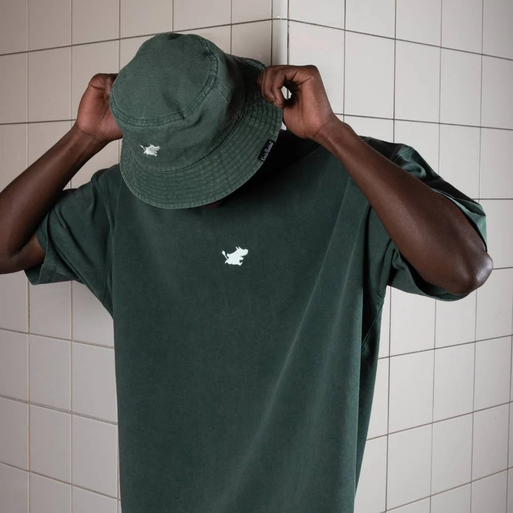 Moomintroll Classic Bucket Hat Denim Green - Image 7