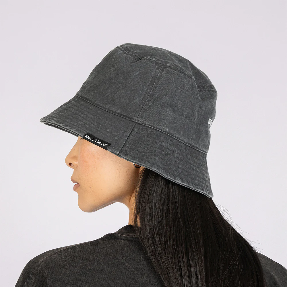 Moomintroll Classic Bucket Hat Denim Grey - Image 5