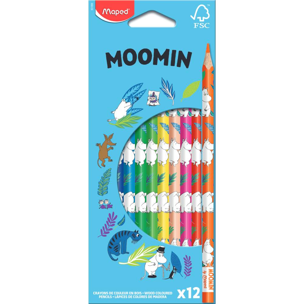 Moomintroll Colouring Pencils 12-set - Image 3