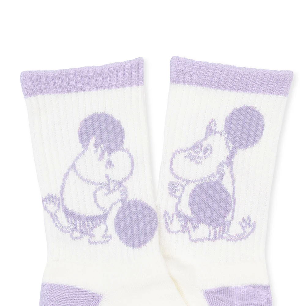 Moomintroll Exercising Active Socks 36-42 Violet - Image 3