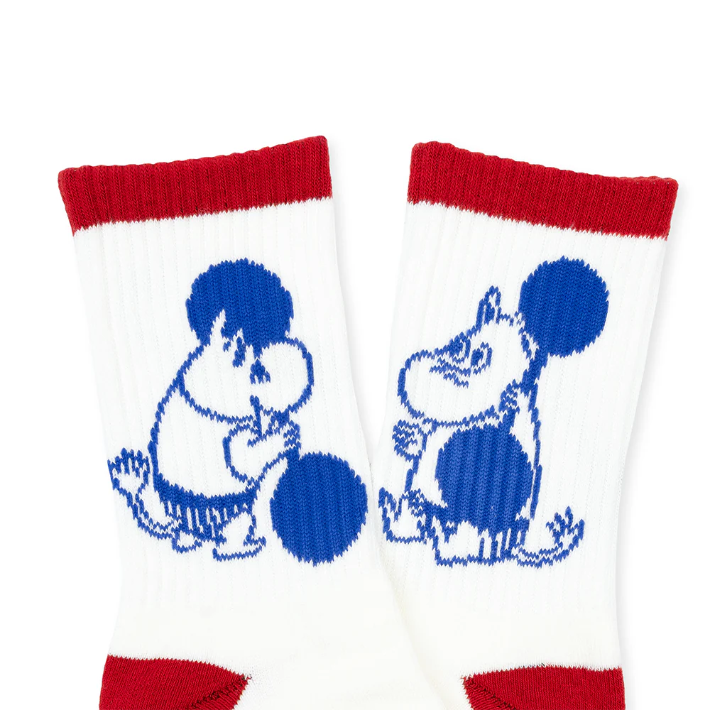 Moomintroll Exercising Active Socks 36-42 White - Image 3