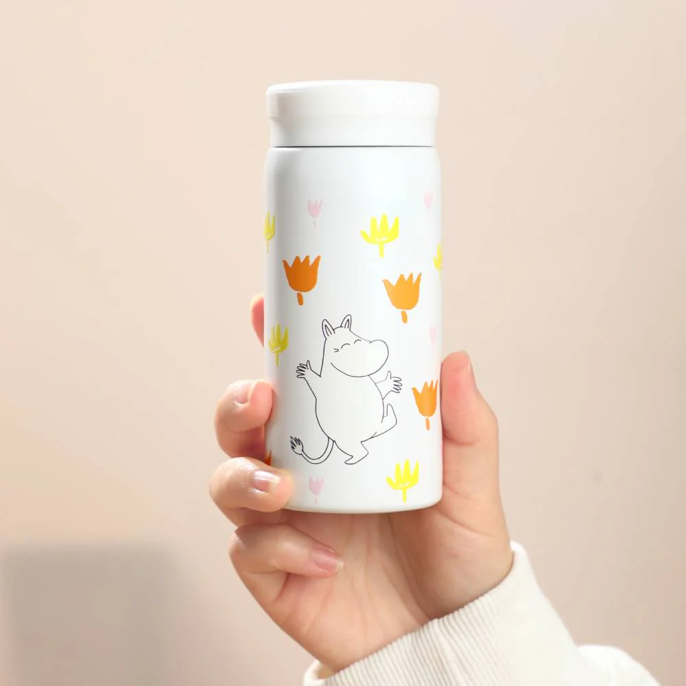Moomintroll Flowers Vacuum Cup 200ml - Image 2