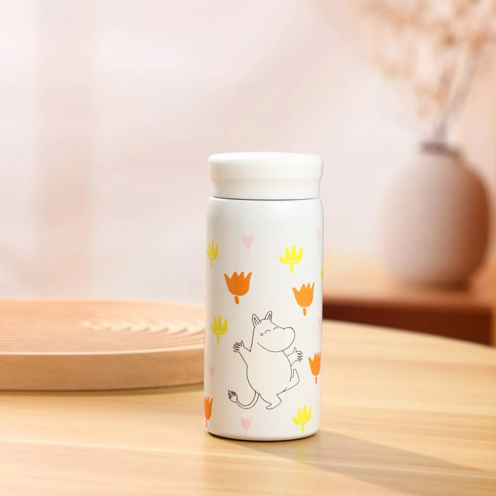 Moomintroll Flowers Vacuum Cup 200ml - Image 3