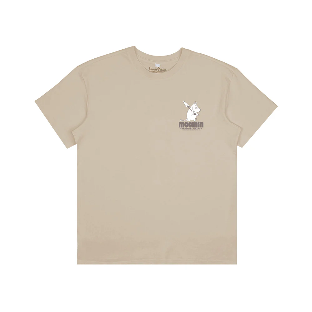 Moomintroll Gardening T-shirt Beige - Image 3
