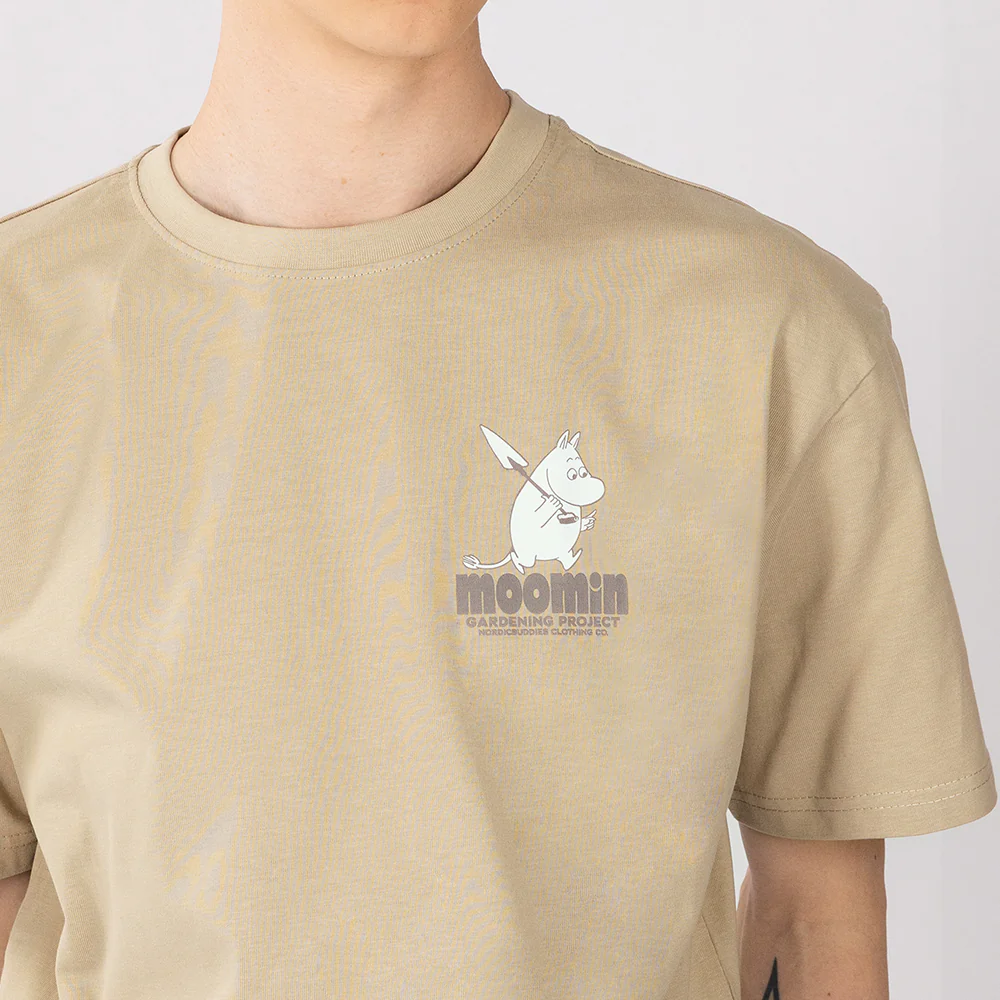 Moomintroll Gardening T-shirt Beige - Image 7