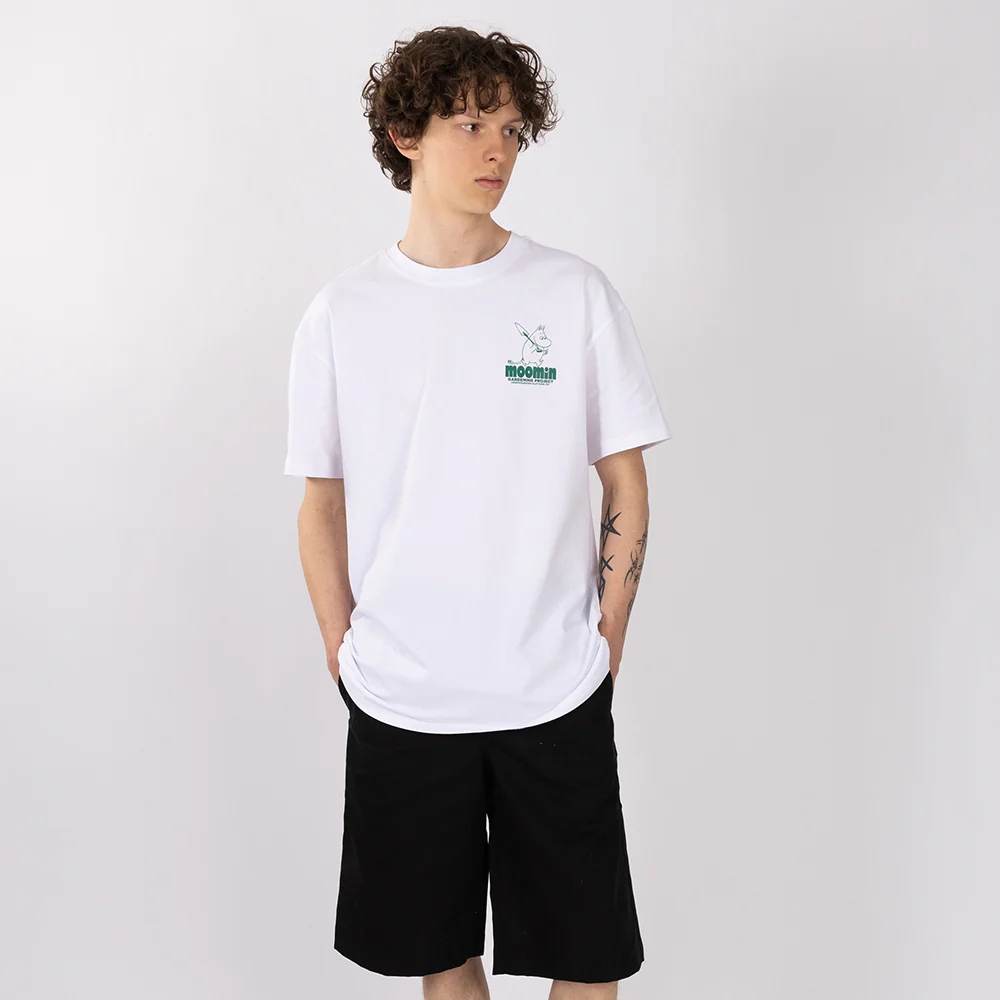 Moomintroll Gardening T-shirt White