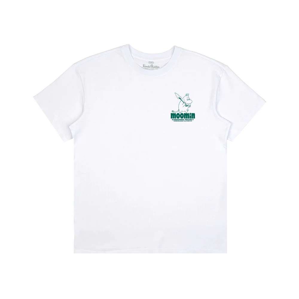 Moomintroll Gardening T-shirt White - Image 3