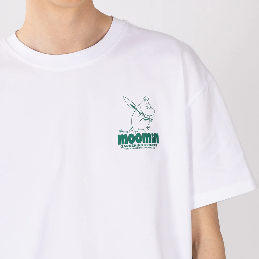 Moomintroll Gardening T-shirt White - Image 6