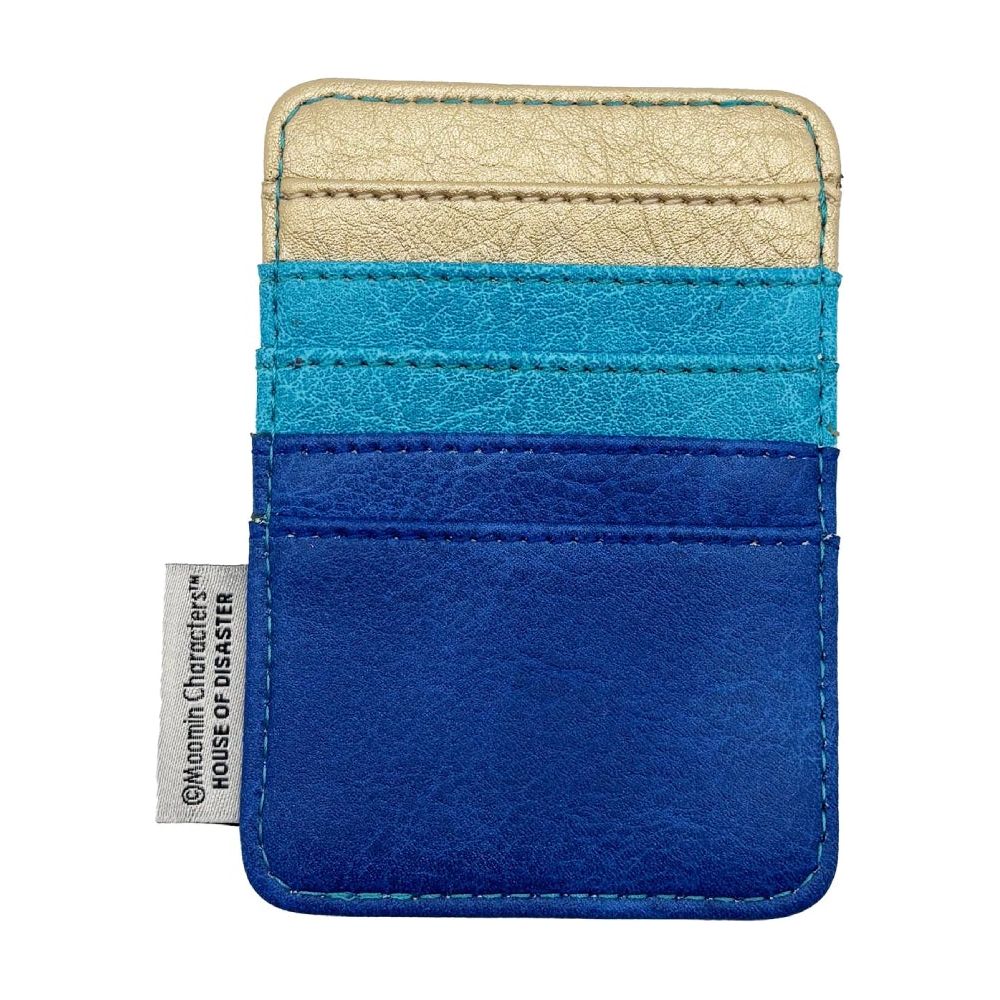 Moomintroll Gold Card Holder Blue - Image 4