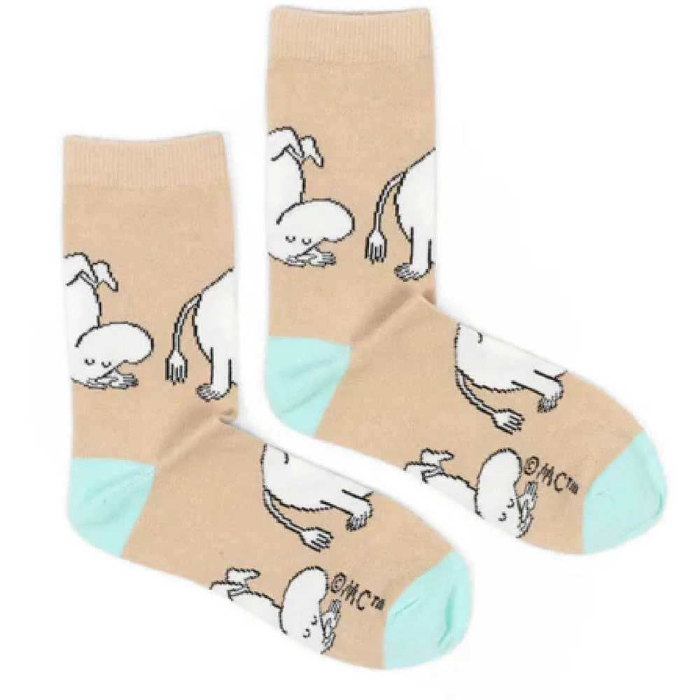Moomintroll Happiness Socks 36-42 Beige