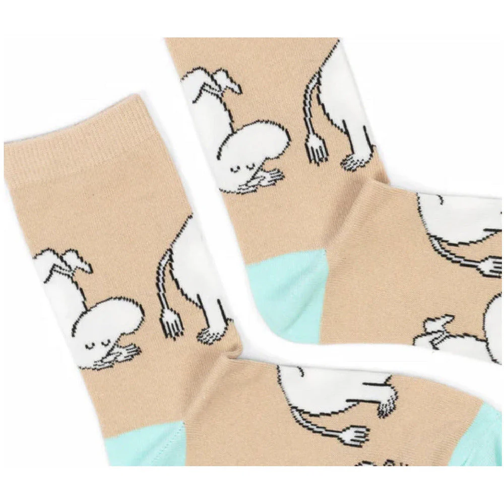Moomintroll Happiness Socks 36-42 Beige - Image 2