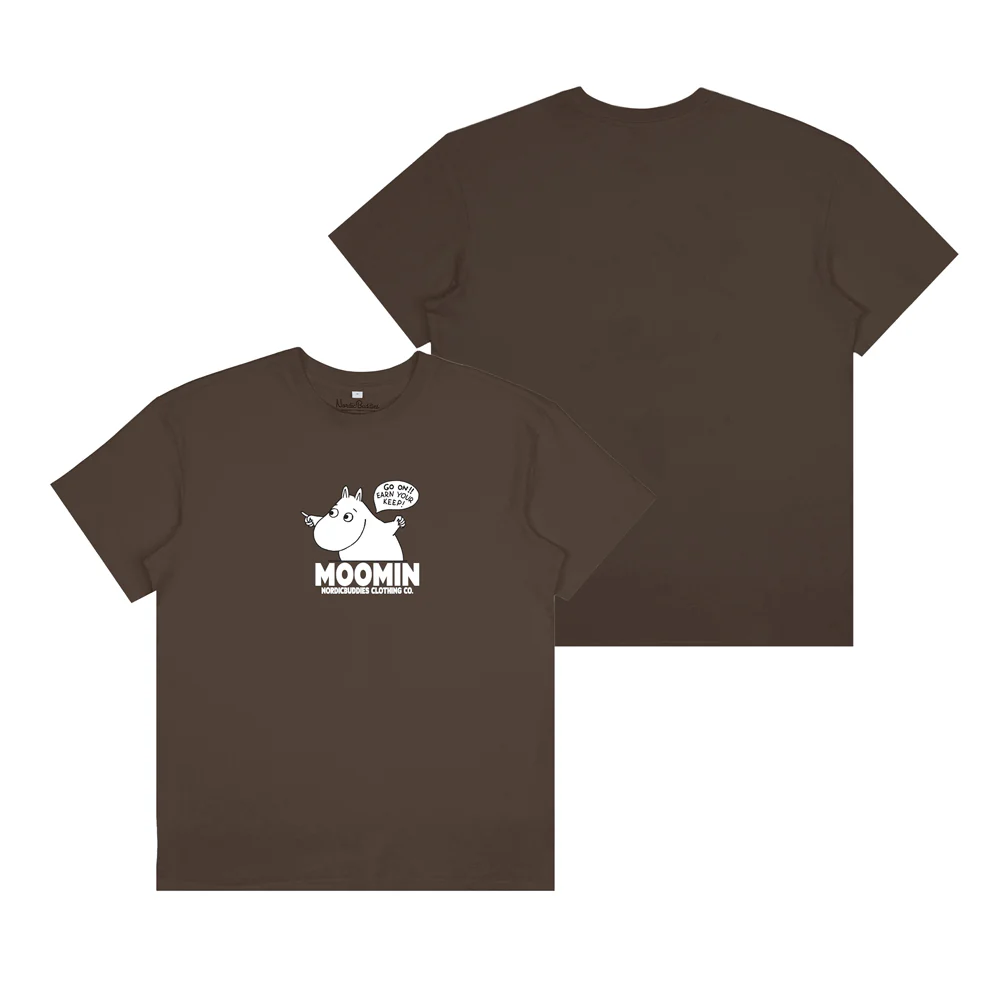 Moomintroll Happy T-shirt Brown - Image 2