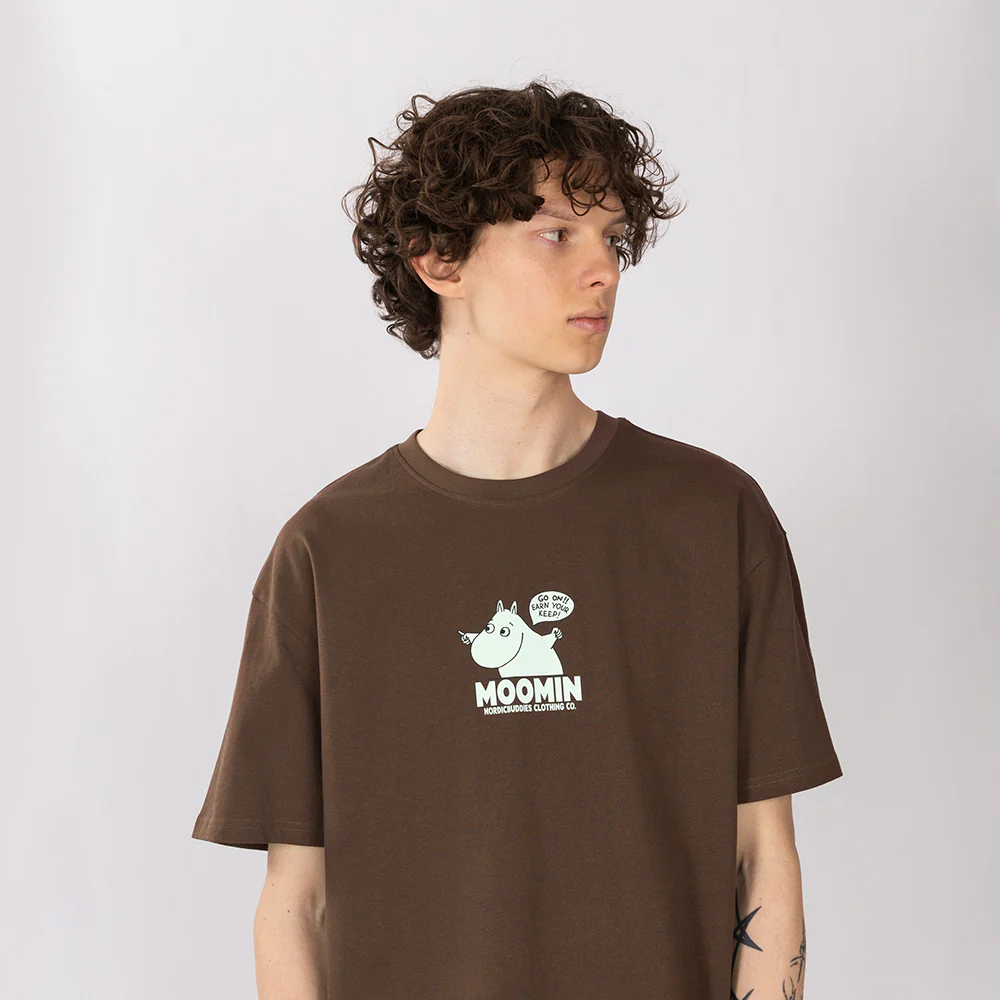Moomintroll Happy T-shirt Brown - Image 6