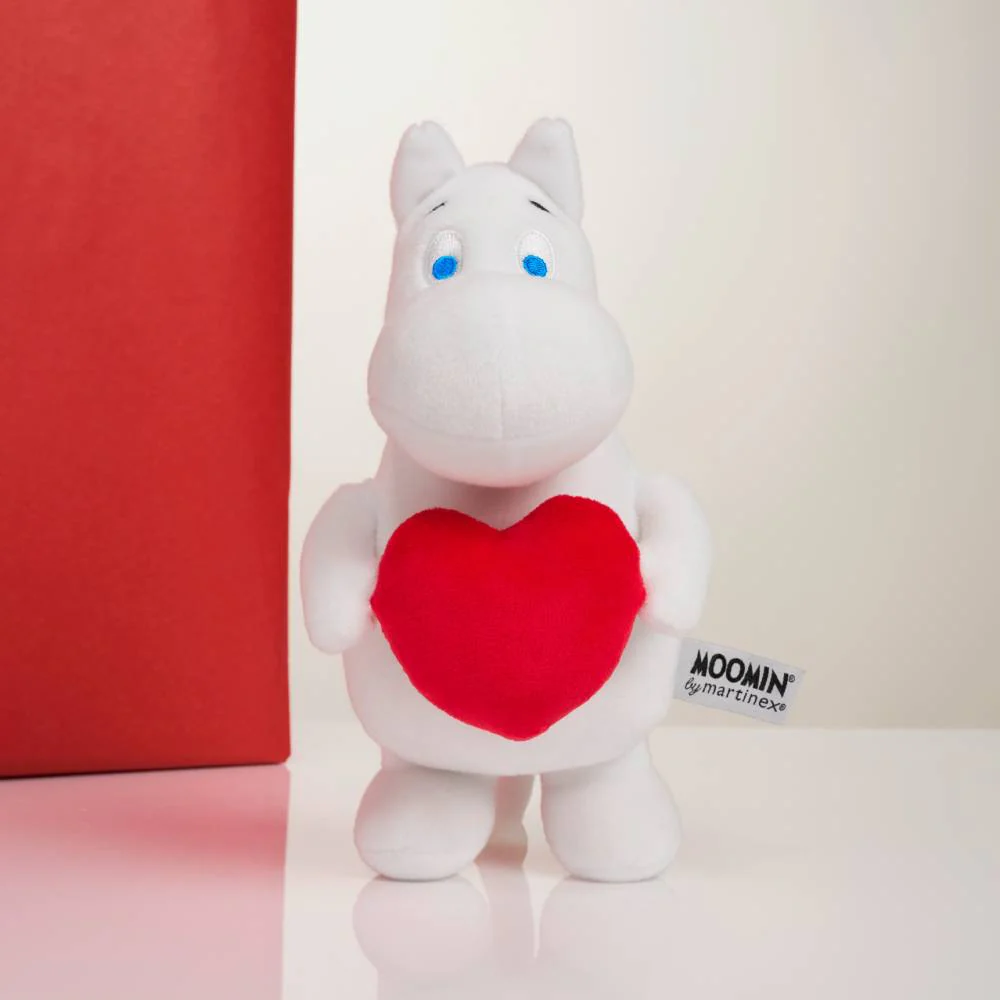 Moomintroll Heart Plush Toy 23cm