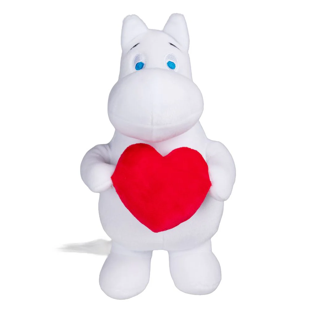 Moomintroll Heart Plush Toy 23cm - Image 2