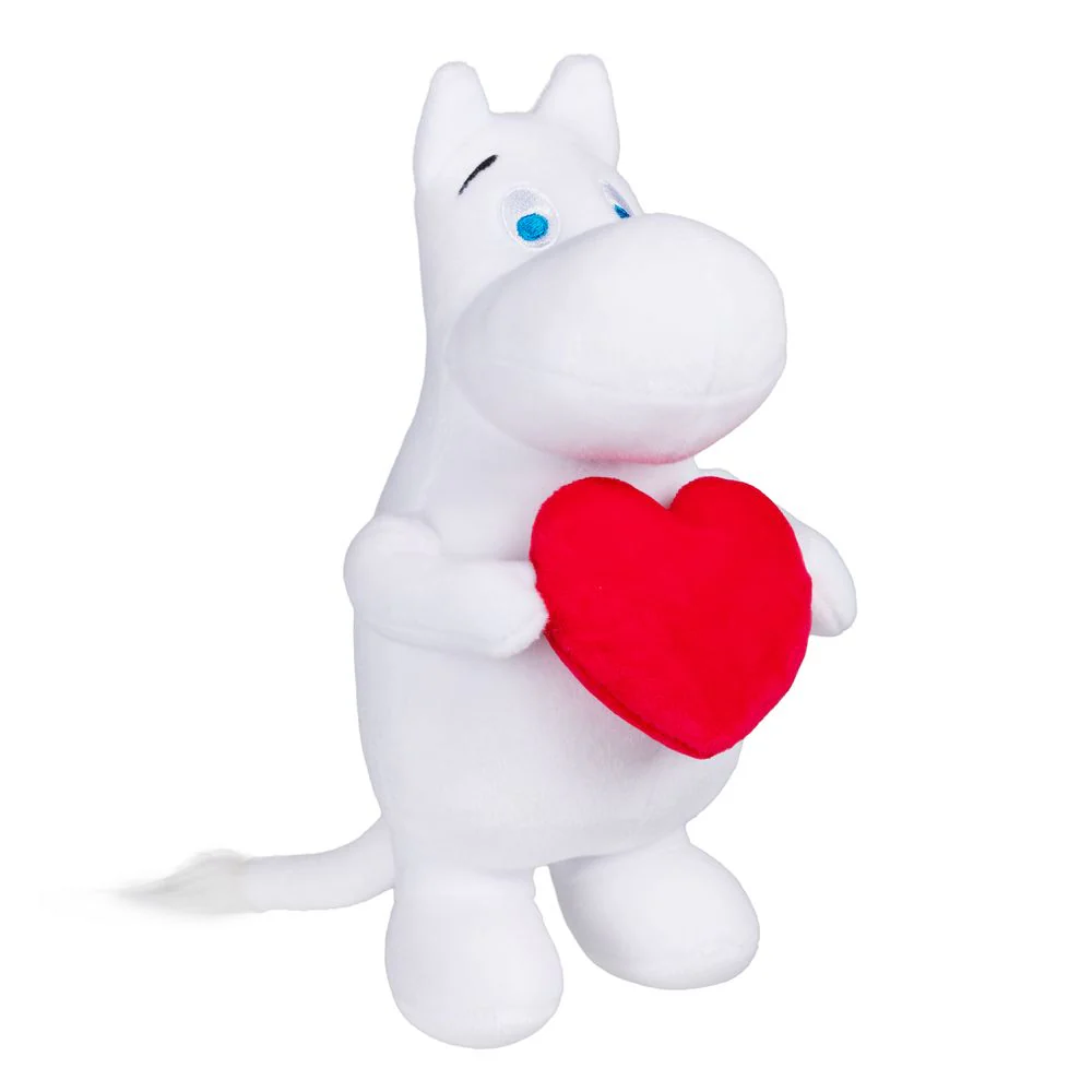 Moomintroll Heart Plush Toy 23cm - Image 3
