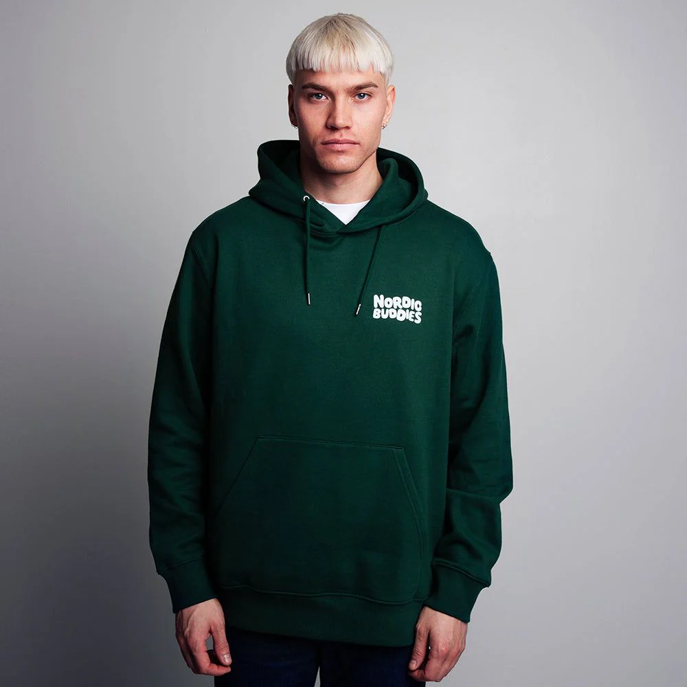 Moomintroll Angry Hoodie Green - Image 4