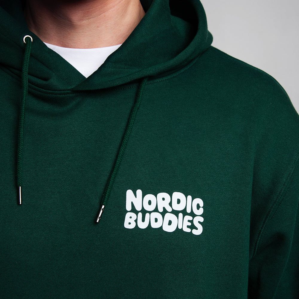 Moomintroll Angry Hoodie Green - Image 5