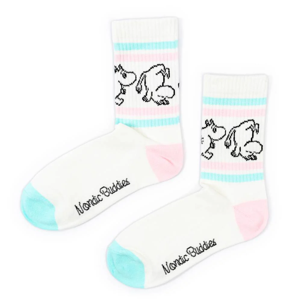 Moomintroll Retro Sock 36-42 White